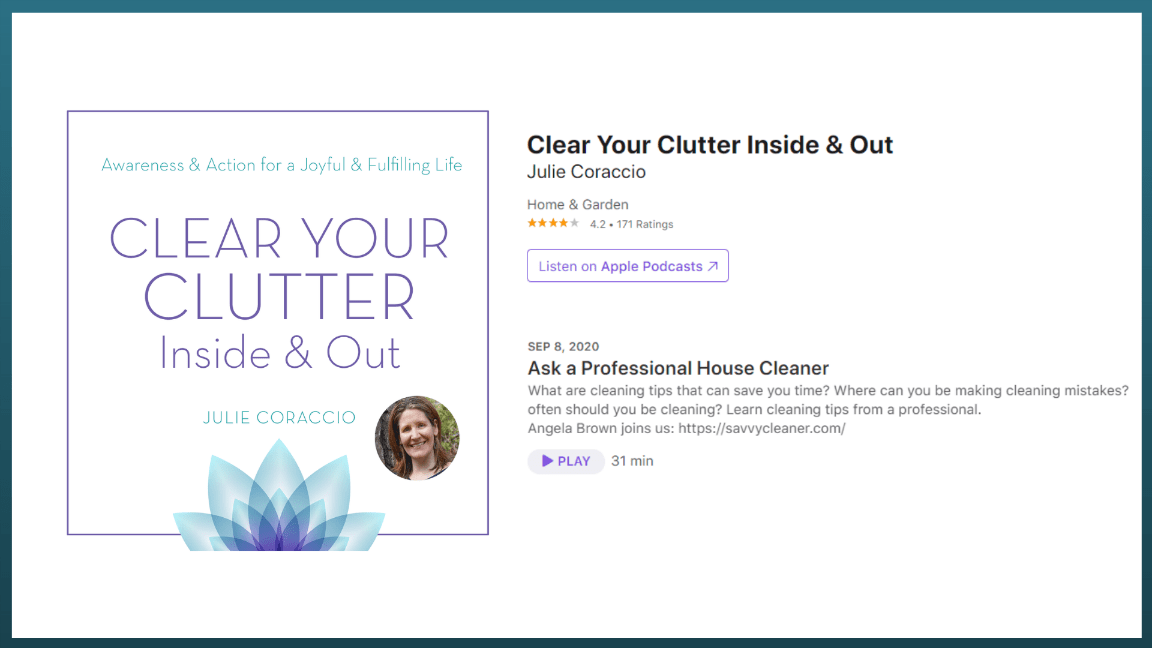 Julie Coraccio, Angela Brown, Clear Your Clutter Inside and Out