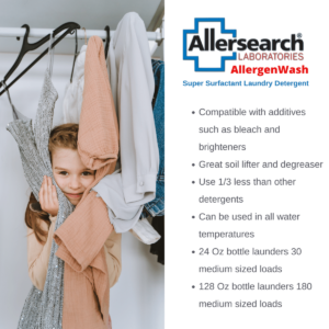 Allersearch® AllergenWash Laundry Detergent Features