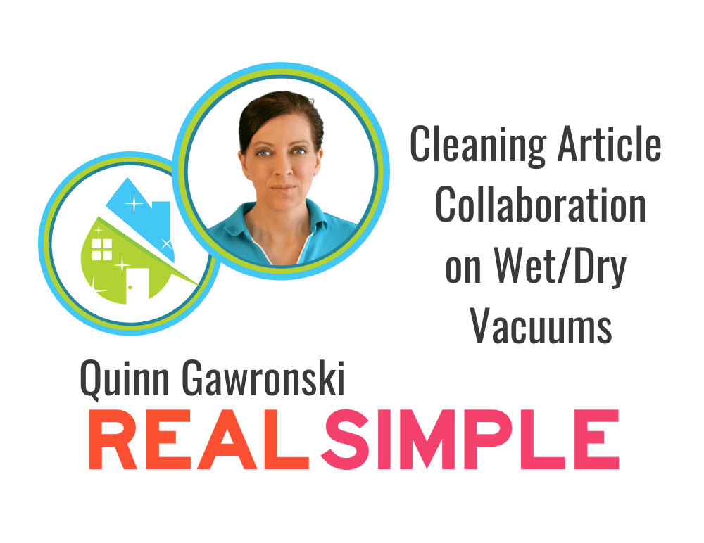 Quinn Gawronski Angela Brown Cleaning Article Collaboration